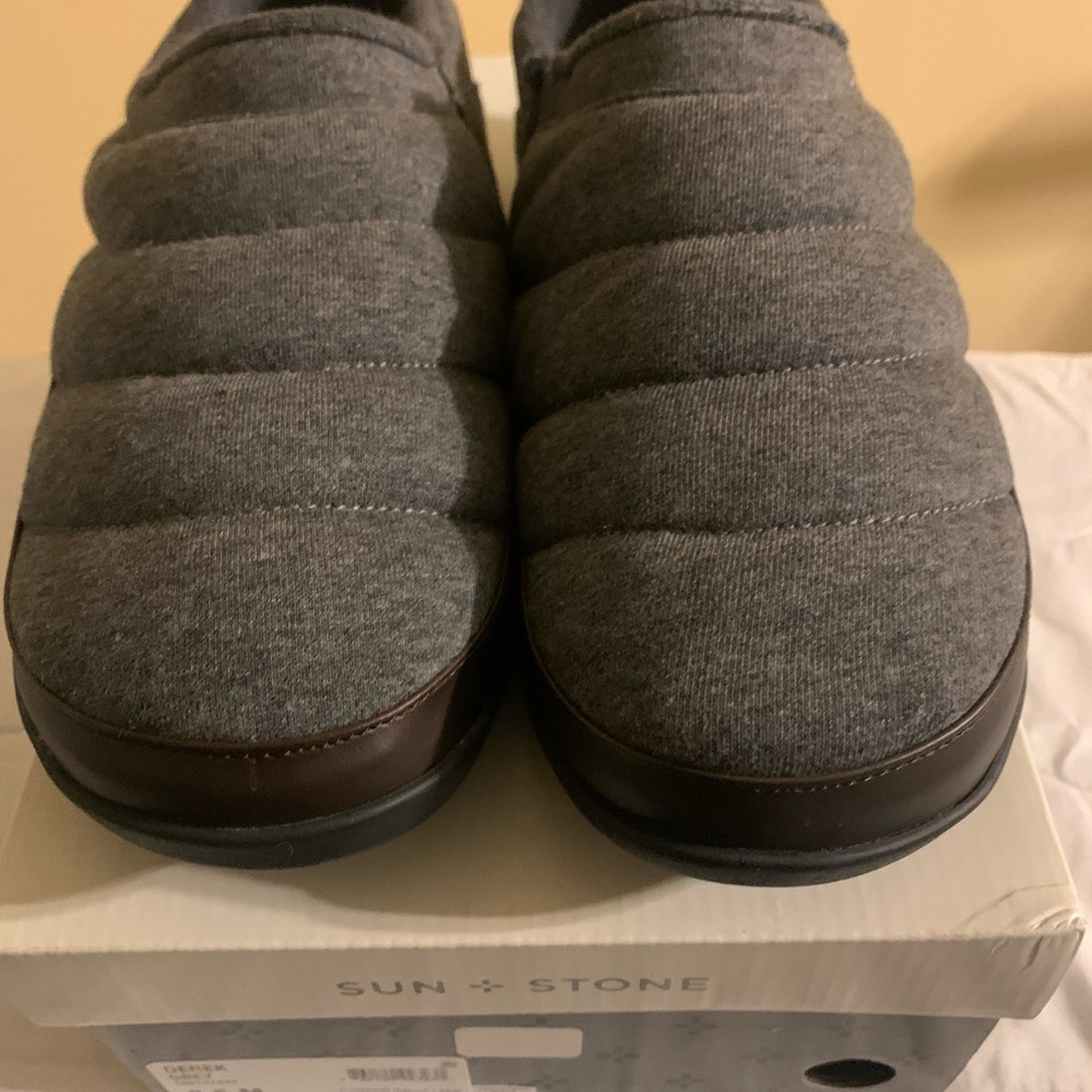 The SUN + STONE Men's Derek Quilted Slipper